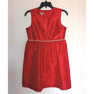 Purple Rose Red Girls Youth Size 16 Gold Trim Pleated Special Occasions Dress